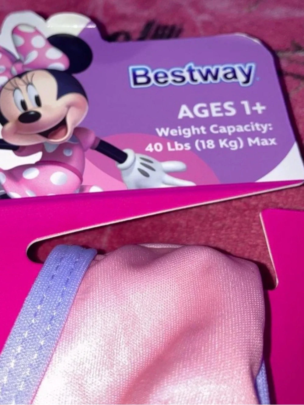 Disney Pink Minnie Mouse Kids Swim Vest